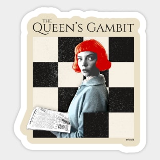 The queen's gambit Sticker